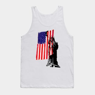 Liberty and a Flag Tank Top